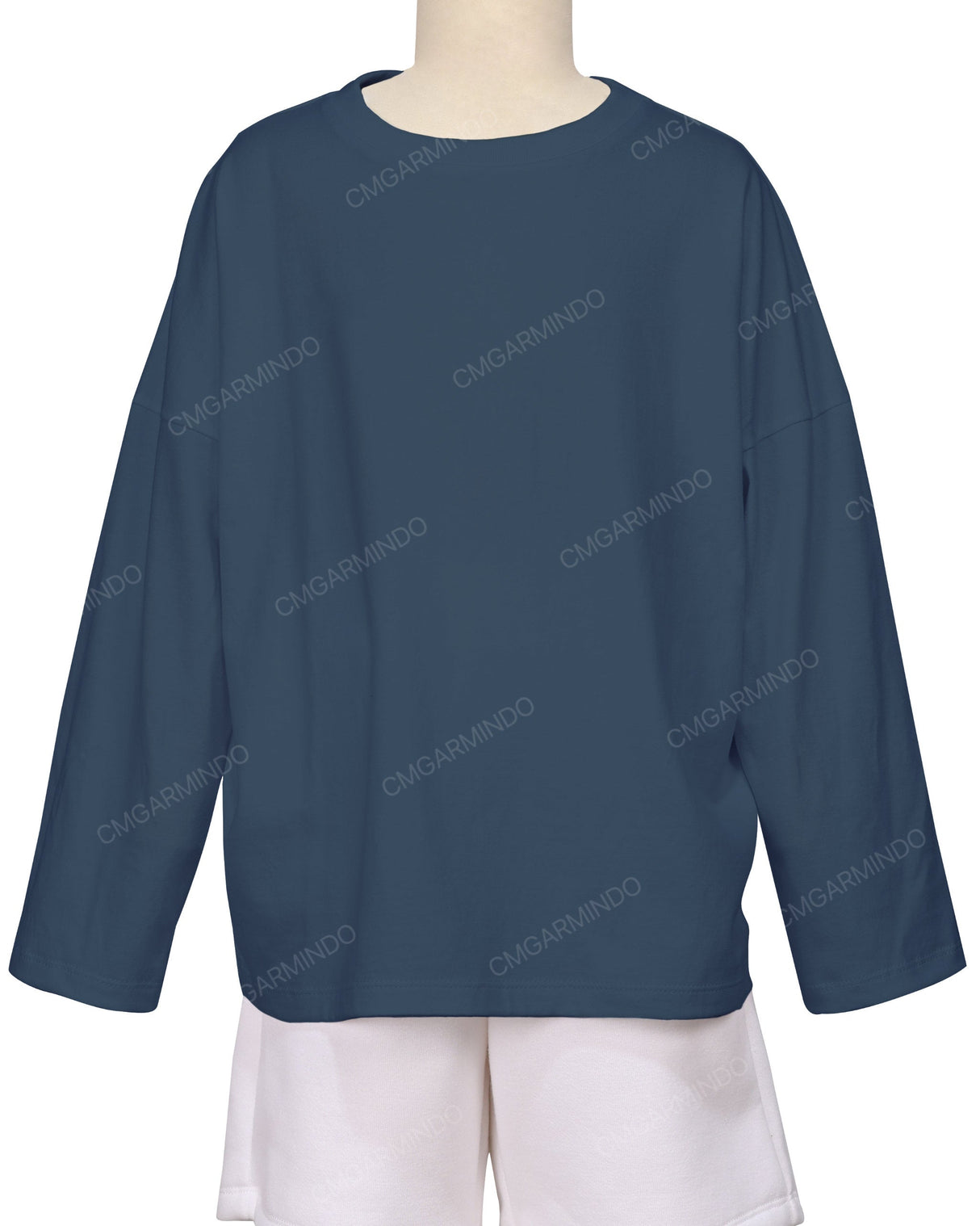 Oversized Drop Shoulder Long Sleeve T-Shirt