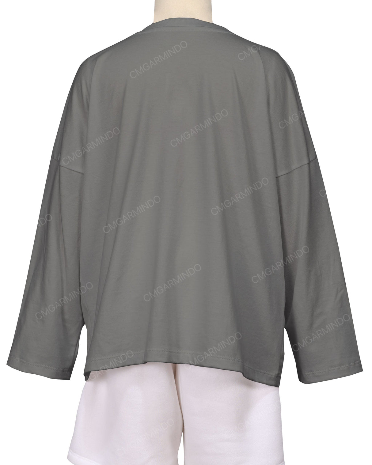 Oversized Drop Shoulder Long Sleeve T-Shirt