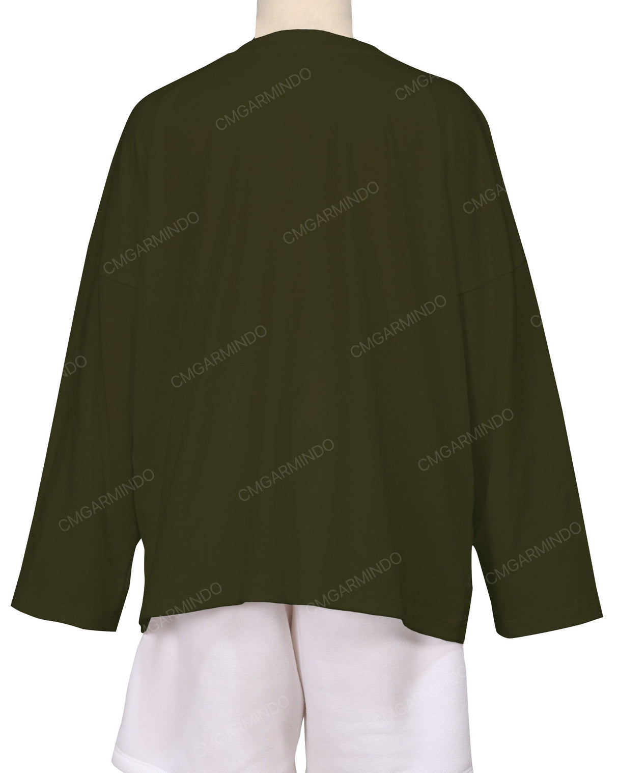 Oversized Drop Shoulder Long Sleeve T-Shirt