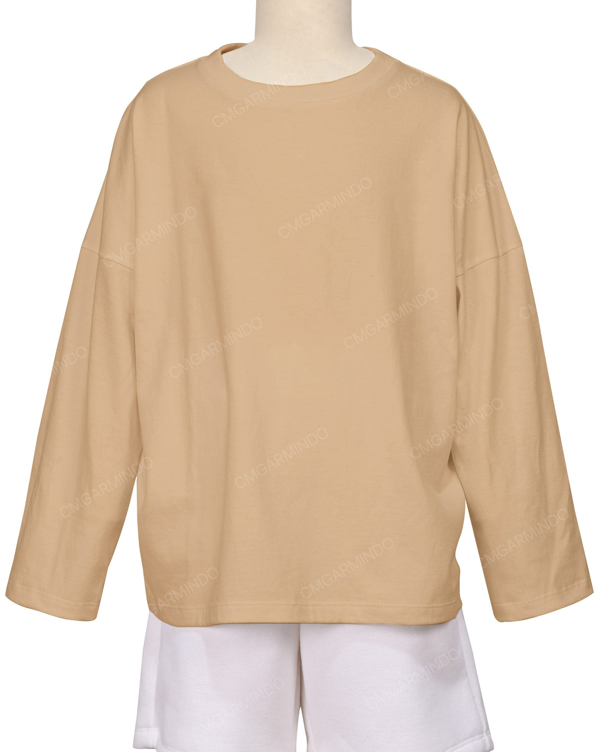 Oversized Drop Shoulder Long Sleeve T-Shirt