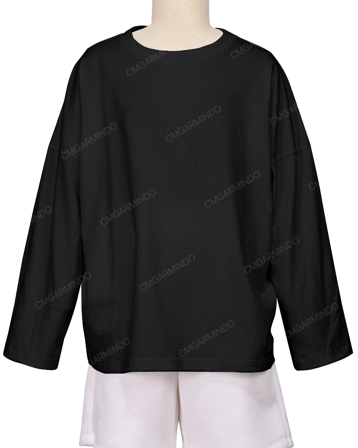 Oversized Drop Shoulder Long Sleeve T-Shirt