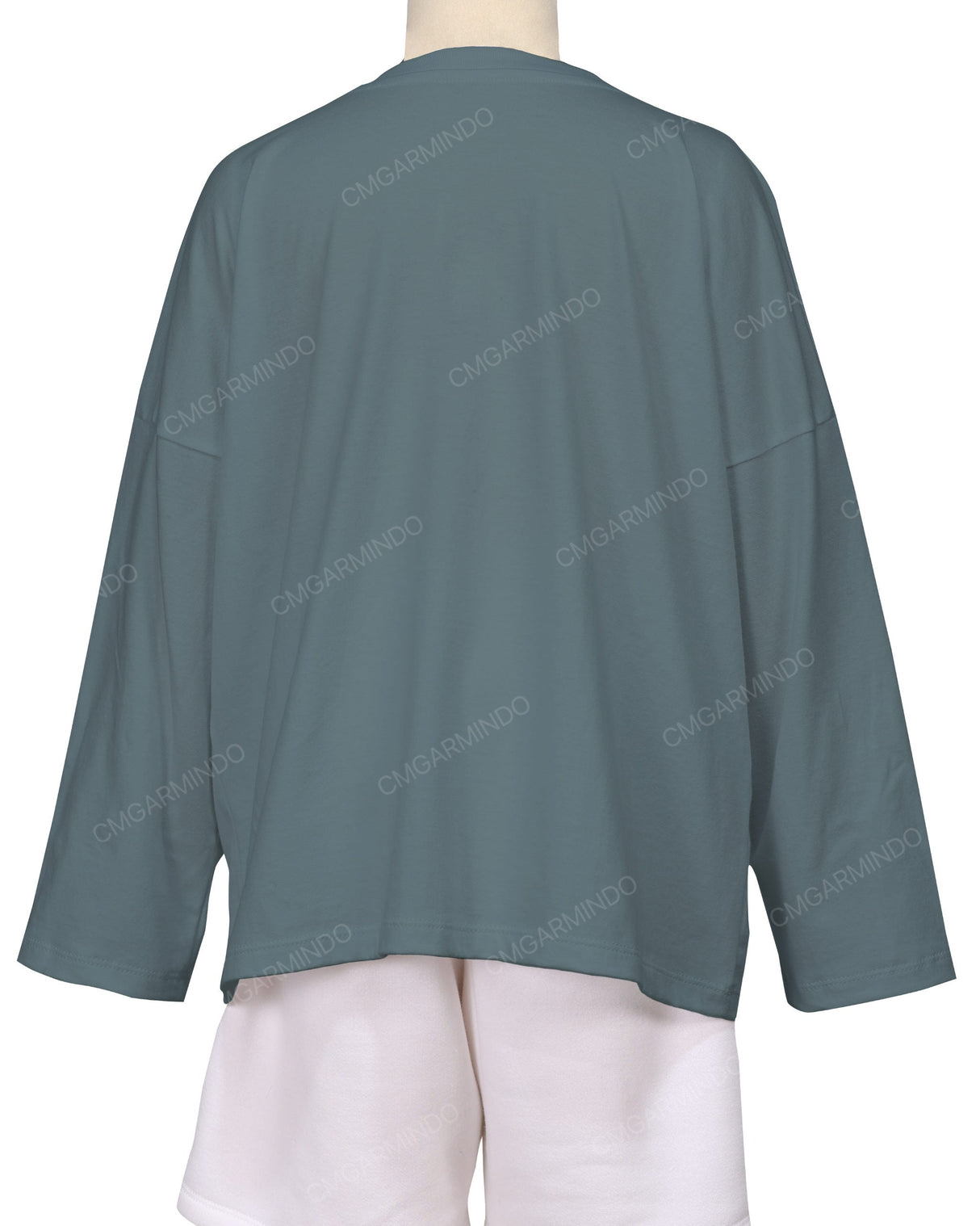 Oversized Drop Shoulder Long Sleeve T-Shirt