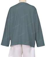 Oversized Drop Shoulder Long Sleeve T-Shirt