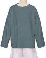 Oversized Drop Shoulder Long Sleeve T-Shirt