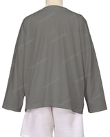 Oversized Drop Shoulder Long Sleeve T-Shirt