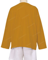 Oversized Drop Shoulder Long Sleeve T-Shirt