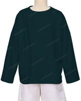 Oversized Drop Shoulder Long Sleeve T-Shirt