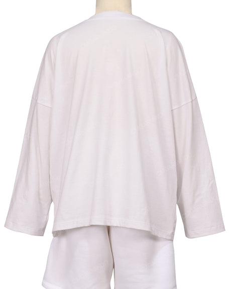 Oversized Drop Shoulder Long Sleeve T-Shirt