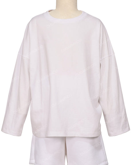 Oversized Drop Shoulder Long Sleeve T-Shirt