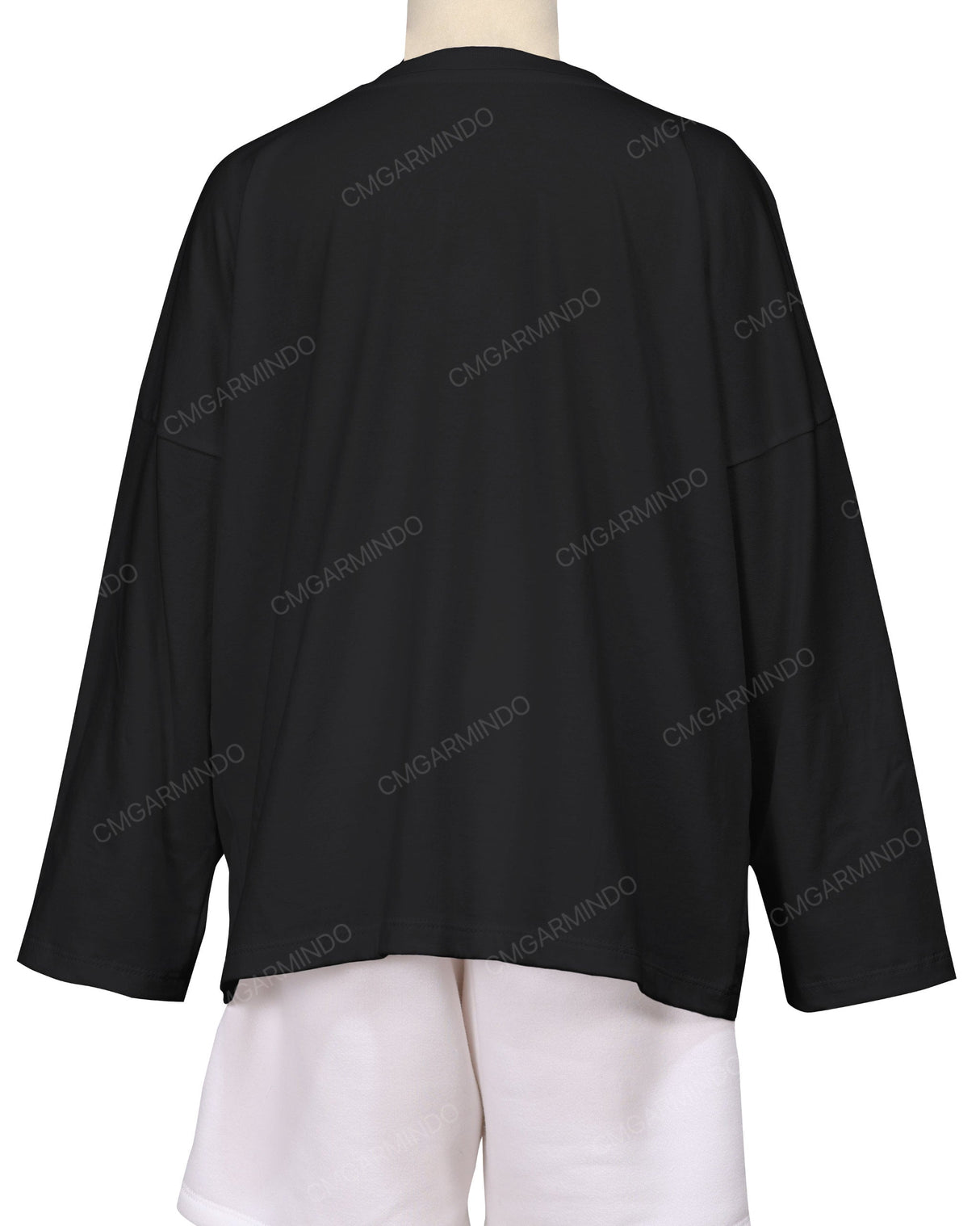 Oversized Drop Shoulder Long Sleeve T-Shirt
