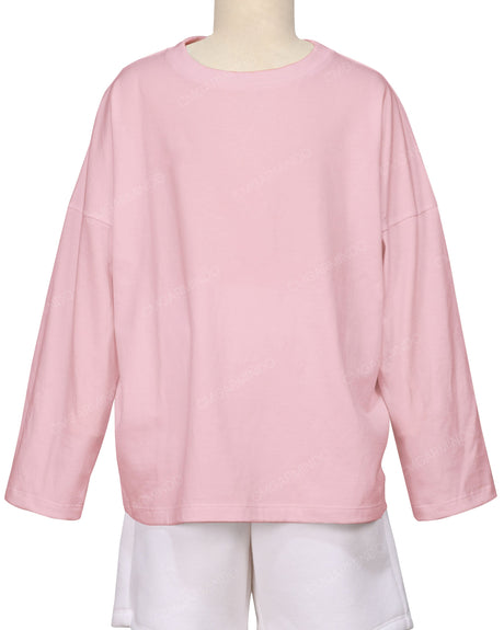 Oversized Drop Shoulder Long Sleeve T-Shirt