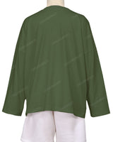 Oversized Drop Shoulder Long Sleeve T-Shirt