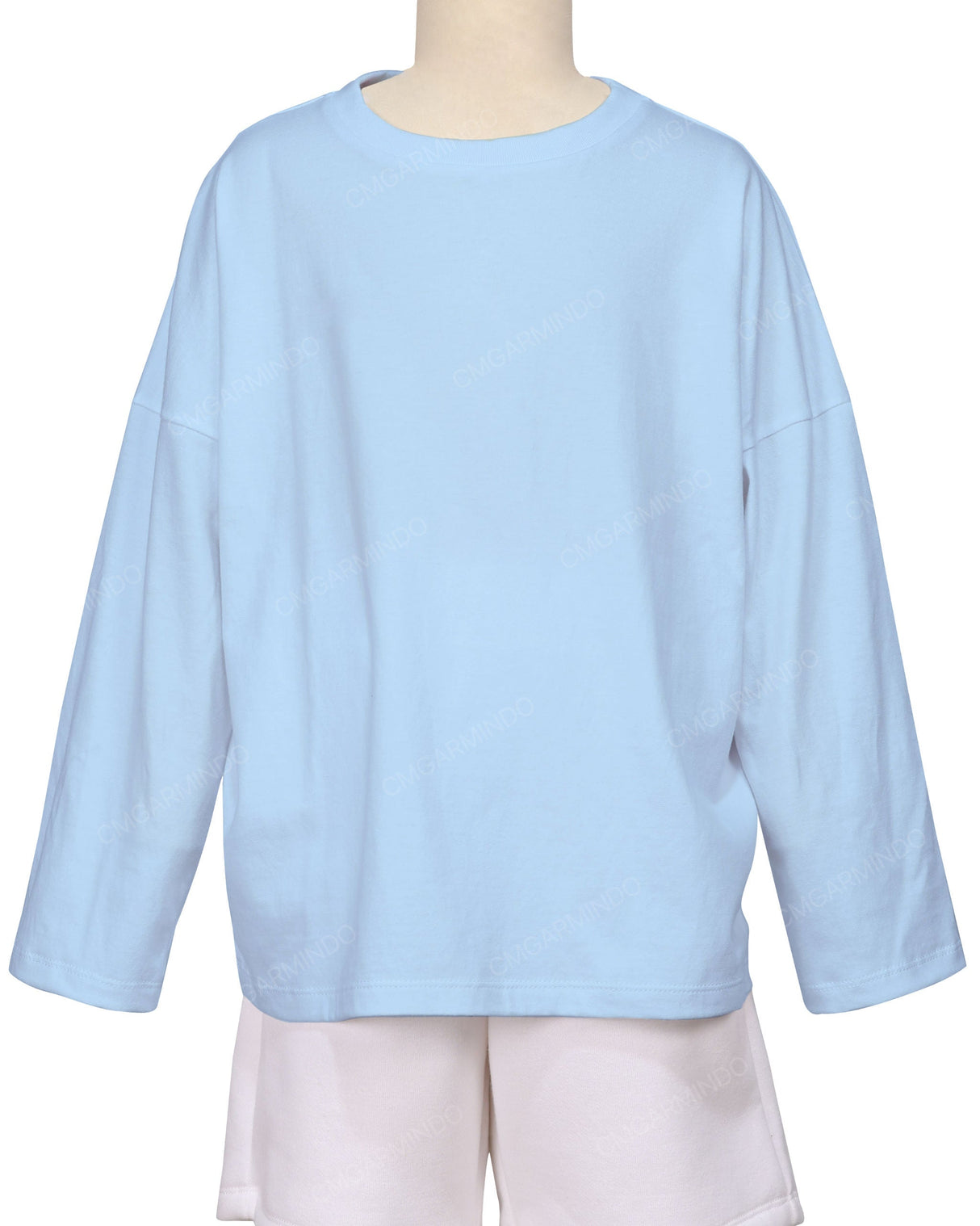 Oversized Drop Shoulder Long Sleeve T-Shirt