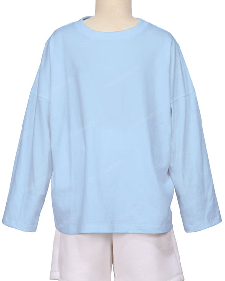 Oversized Drop Shoulder Long Sleeve T-Shirt