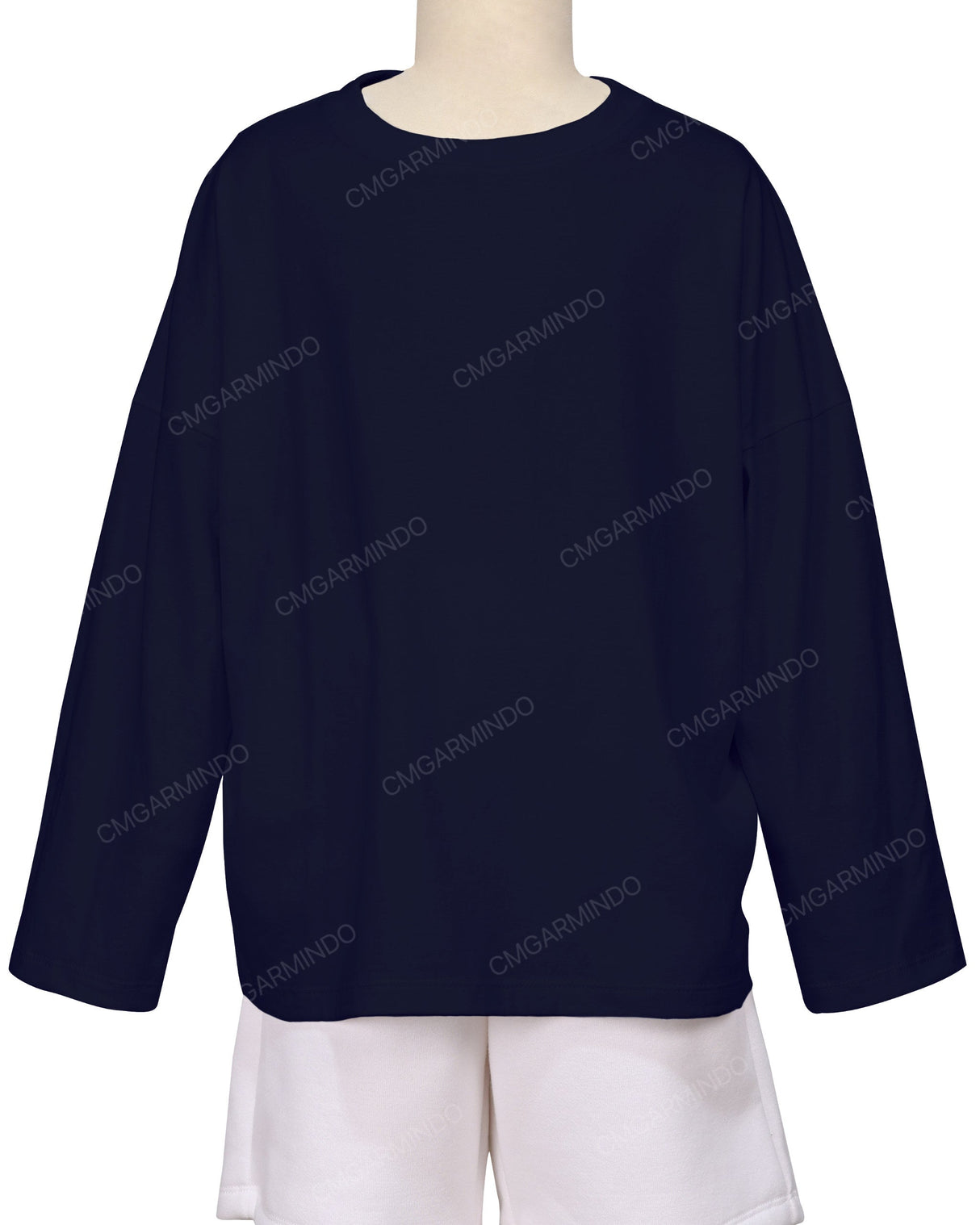 Oversized Drop Shoulder Long Sleeve T-Shirt
