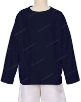 Oversized Drop Shoulder Long Sleeve T-Shirt