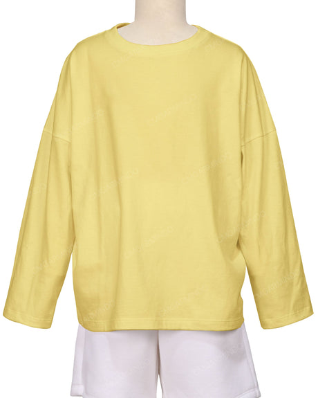 Oversized Drop Shoulder Long Sleeve T-Shirt