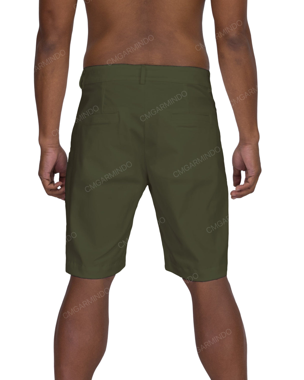 Slim Fixed Waist Shorts