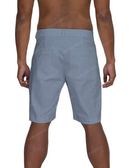 Slim Fixed Waist Shorts