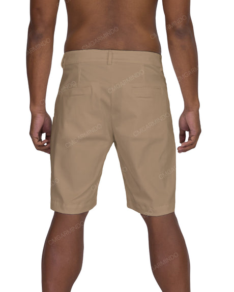Slim Fixed Waist Shorts