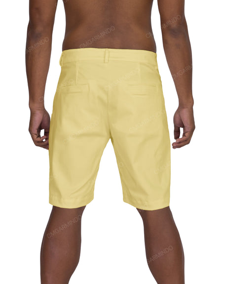 Slim Fixed Waist Shorts