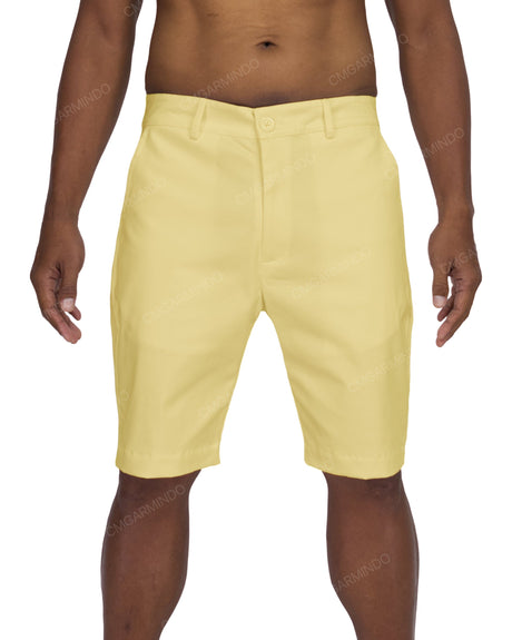 Slim Fixed Waist Shorts