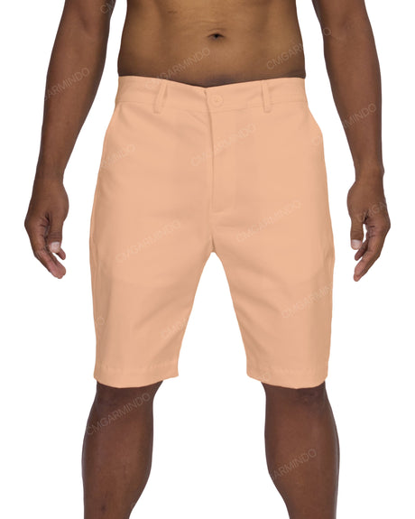 Slim Fixed Waist Shorts