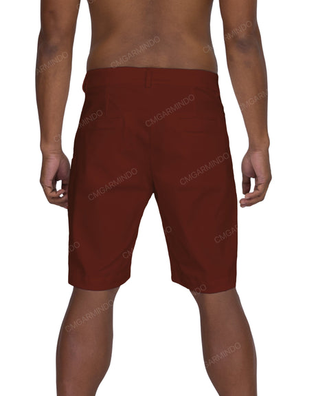 Slim Fixed Waist Shorts