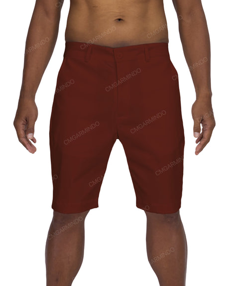 Slim Fixed Waist Shorts