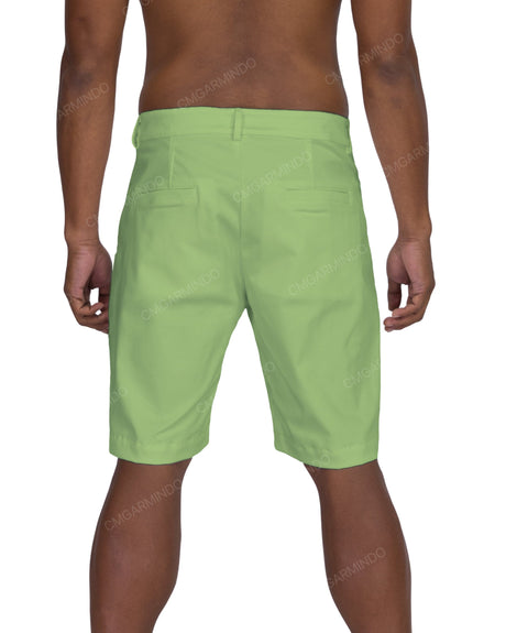 Slim Fixed Waist Shorts