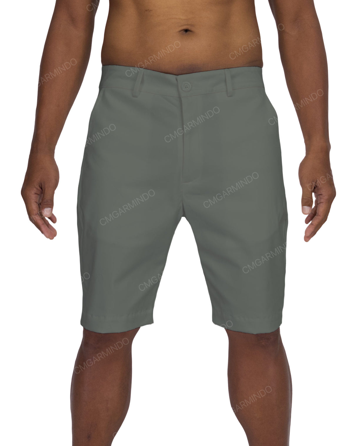 Slim Fixed Waist Shorts