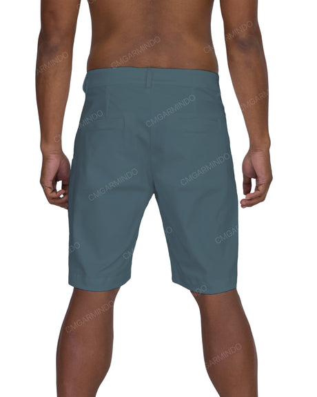 Slim Fixed Waist Shorts