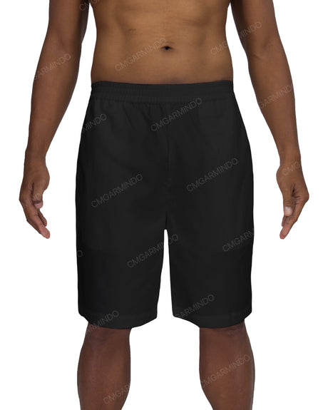 Relaxed Elastic Waist Shorts