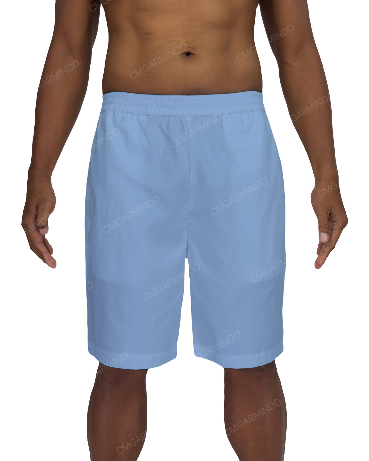 Relaxed Elastic Waist Shorts