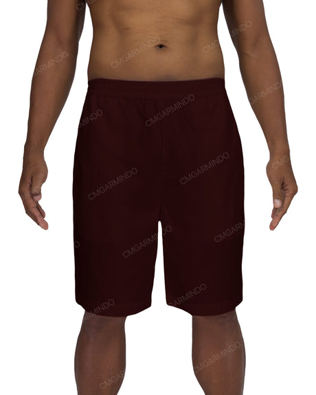 Relaxed Elastic Waist Shorts