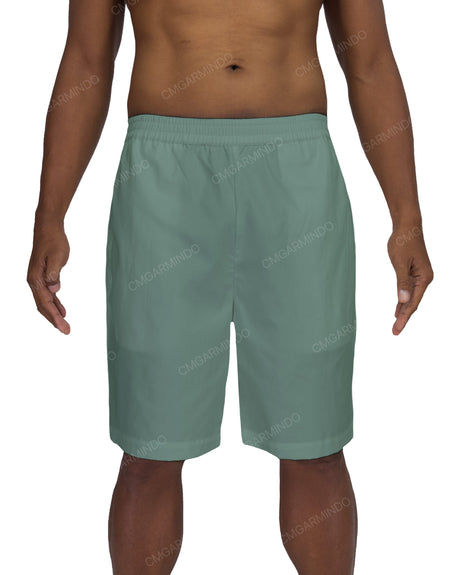 Relaxed Elastic Waist Shorts