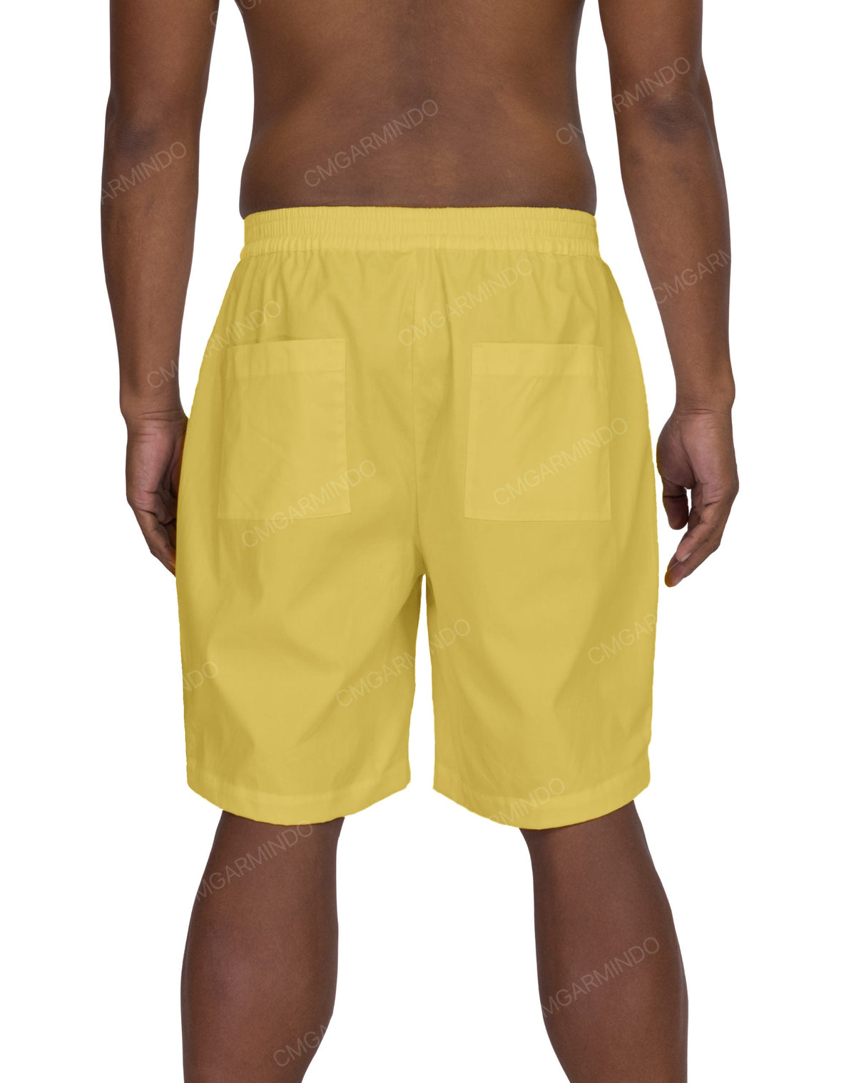 Relaxed Elastic Waist Shorts