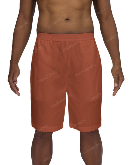 Relaxed Elastic Waist Shorts