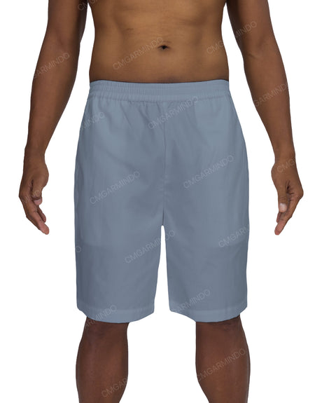 Relaxed Elastic Waist Shorts