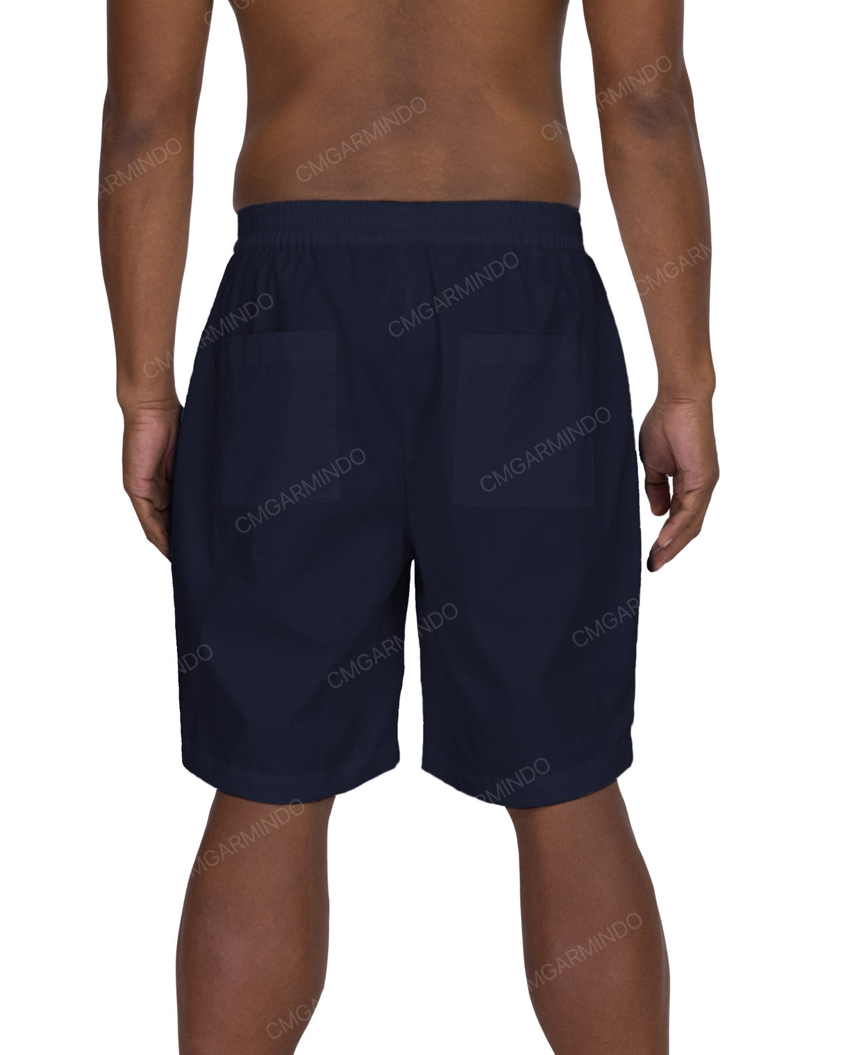 Relaxed Elastic Waist Shorts