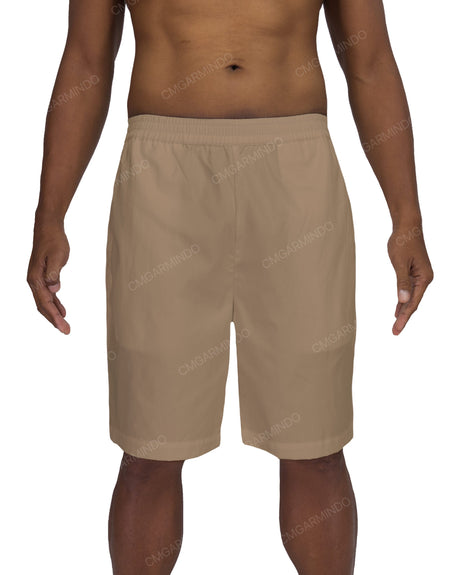 Relaxed Elastic Waist Shorts