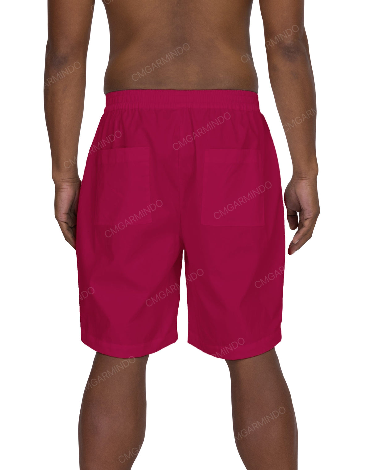 Relaxed Elastic Waist Shorts