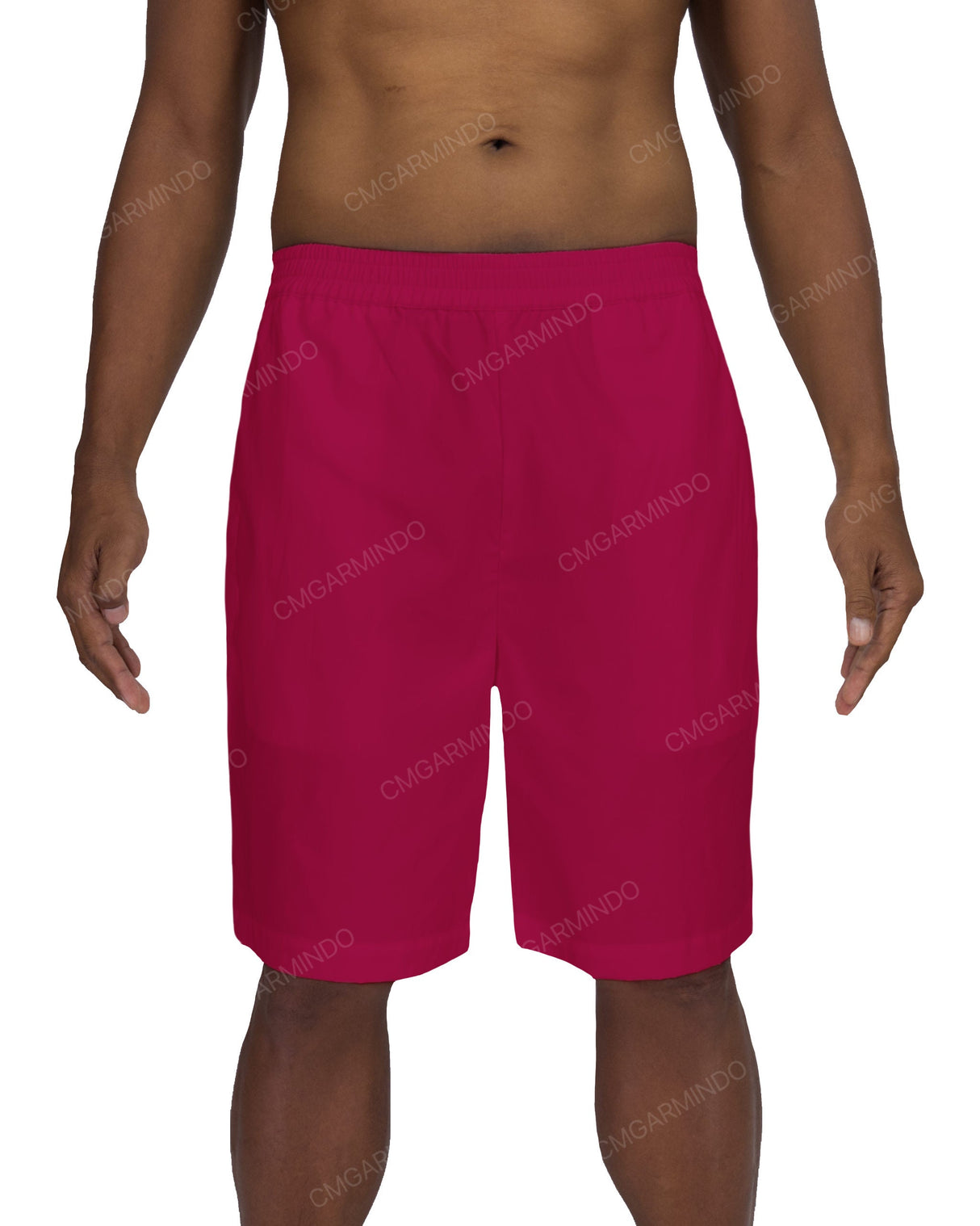 Relaxed Elastic Waist Shorts