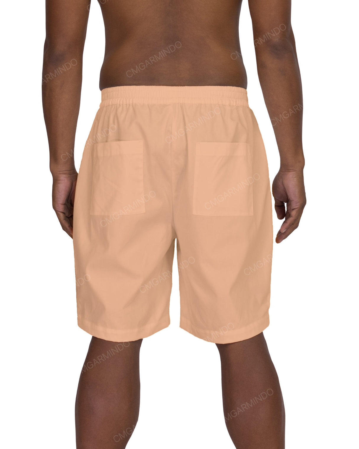 Relaxed Elastic Waist Shorts