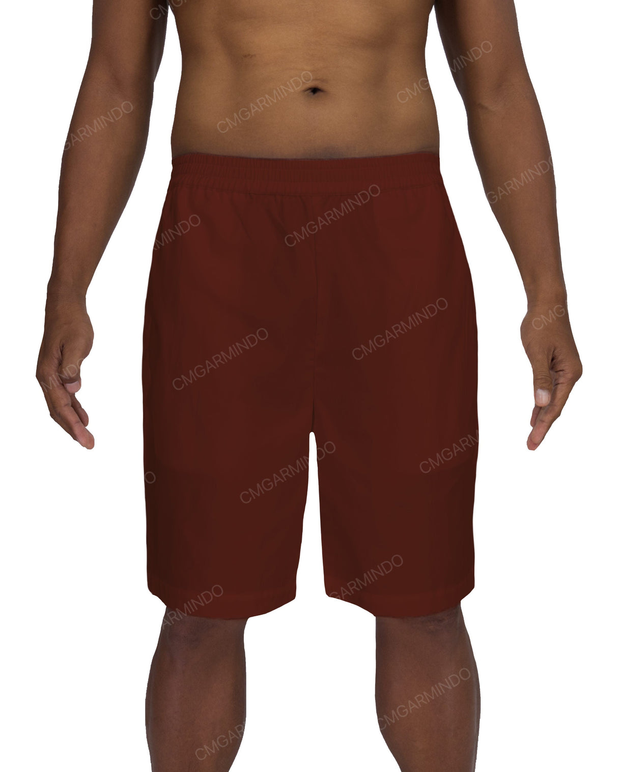 Relaxed Elastic Waist Shorts