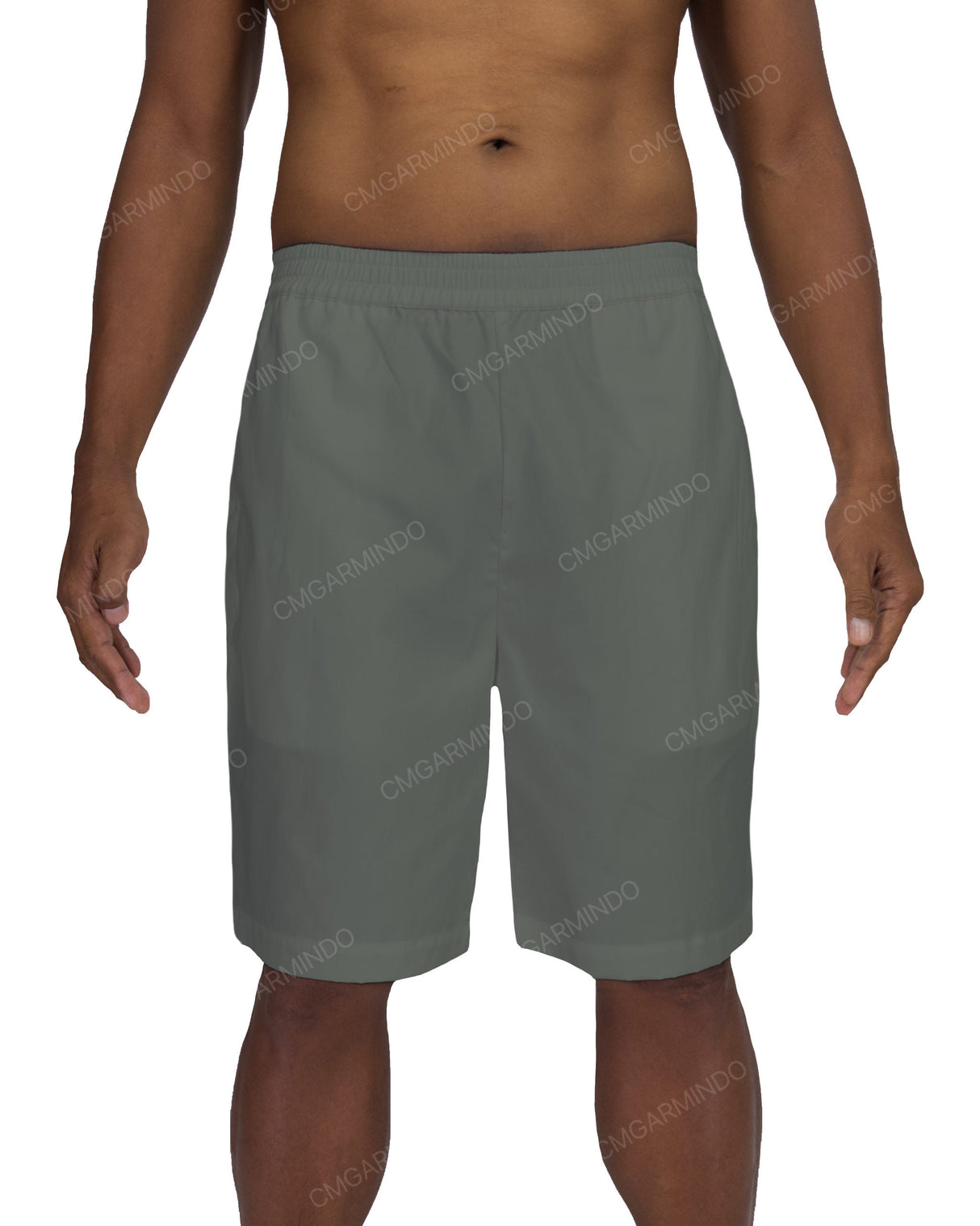 Relaxed Elastic Waist Shorts