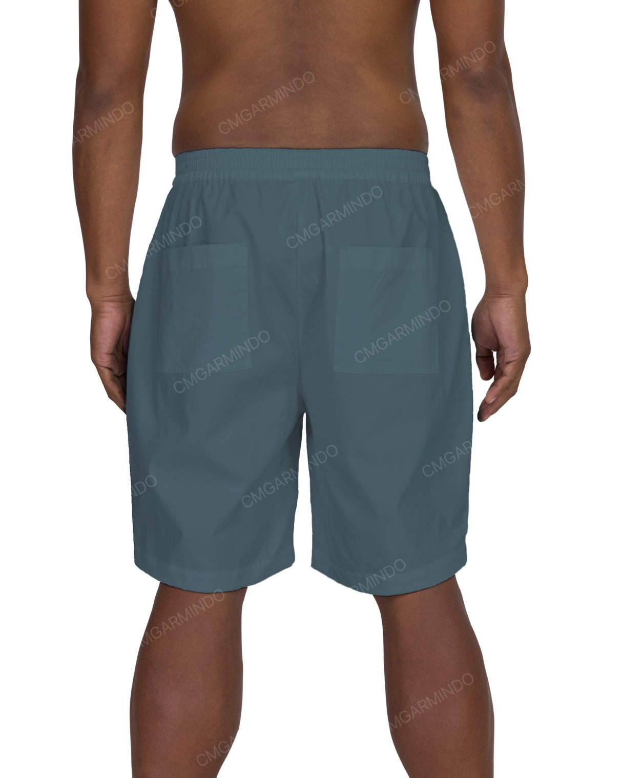 Relaxed Elastic Waist Shorts