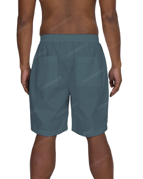 Relaxed Elastic Waist Shorts