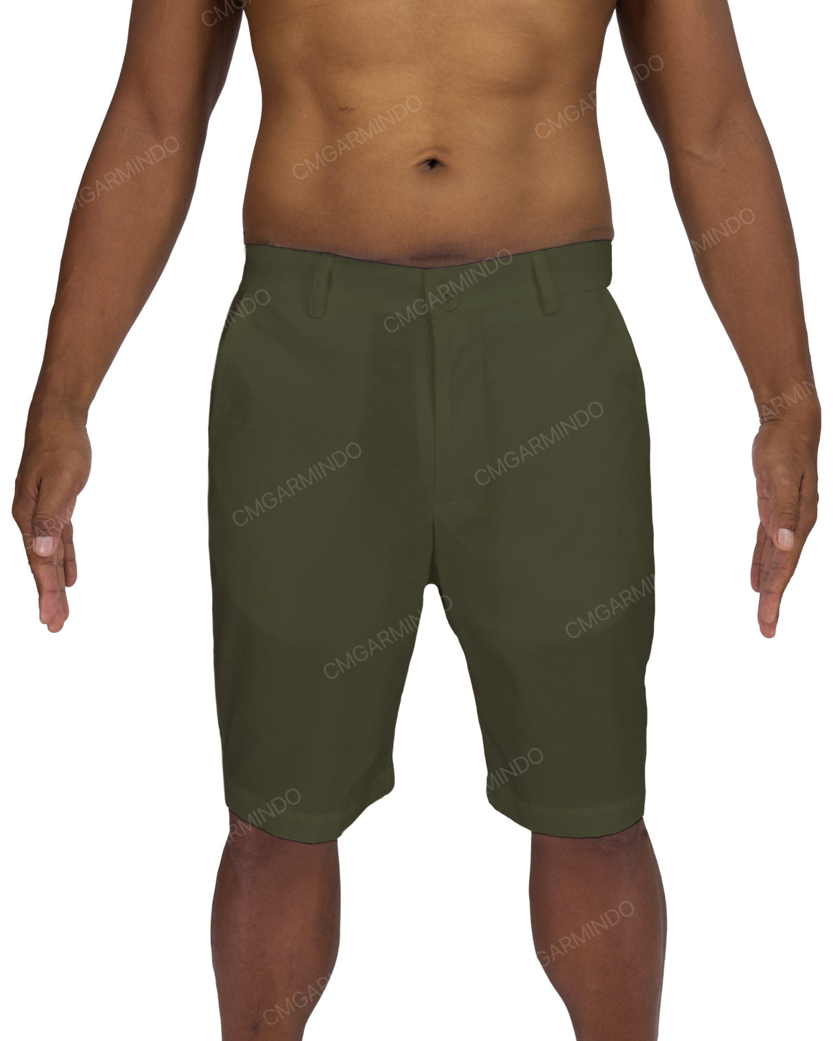 Slim Elastic Back Shorts