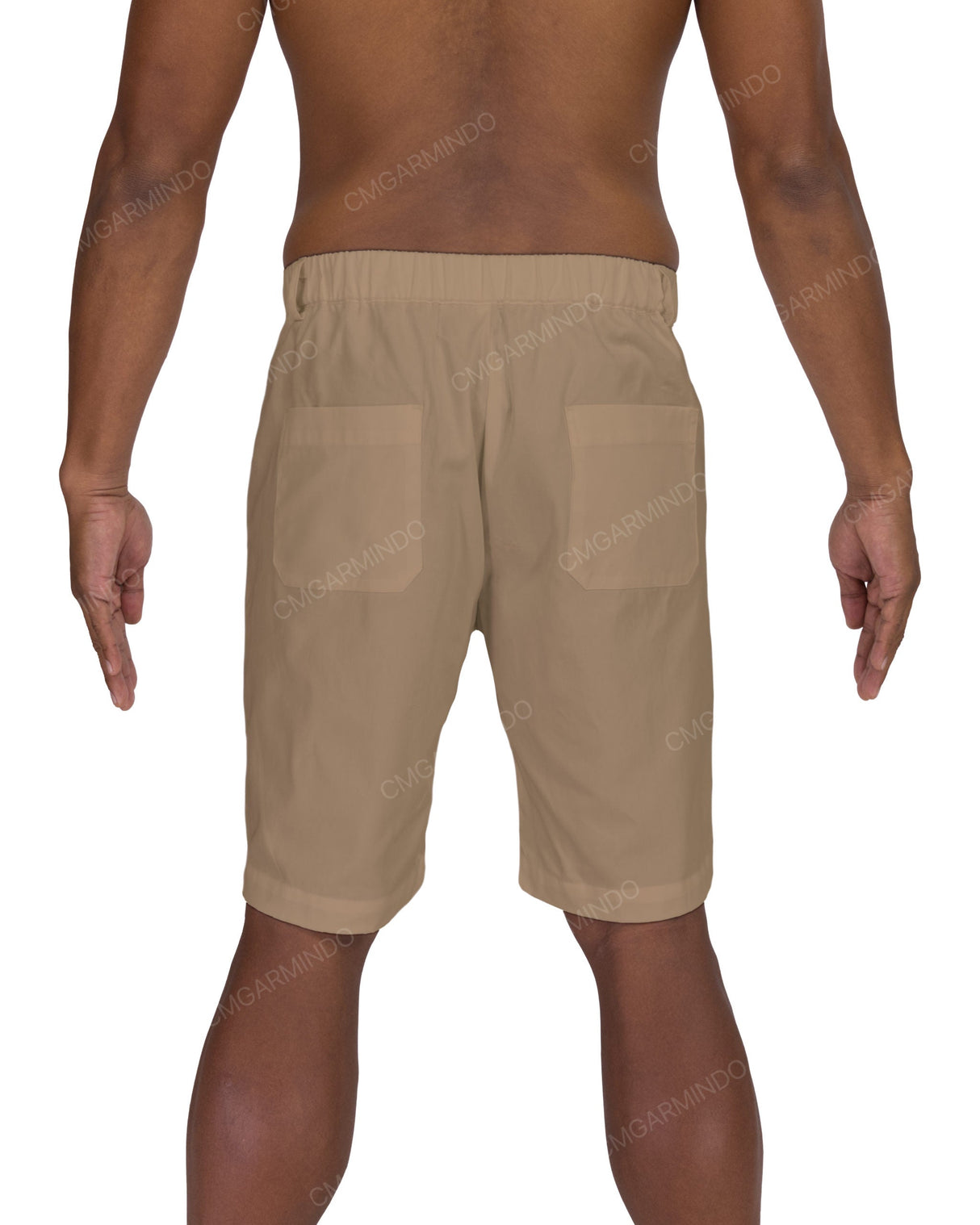 Slim Elastic Back Shorts